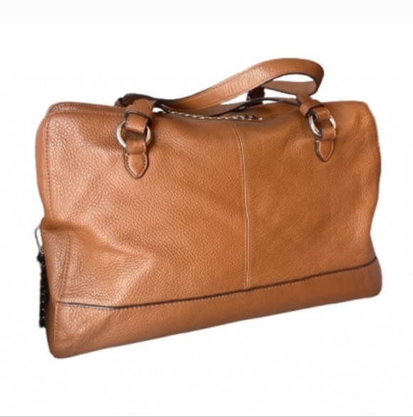 Coach 31324 Brown Park Soft Leather Kathryn Zipper Tote Bag Preloved - Picture 5 of 10